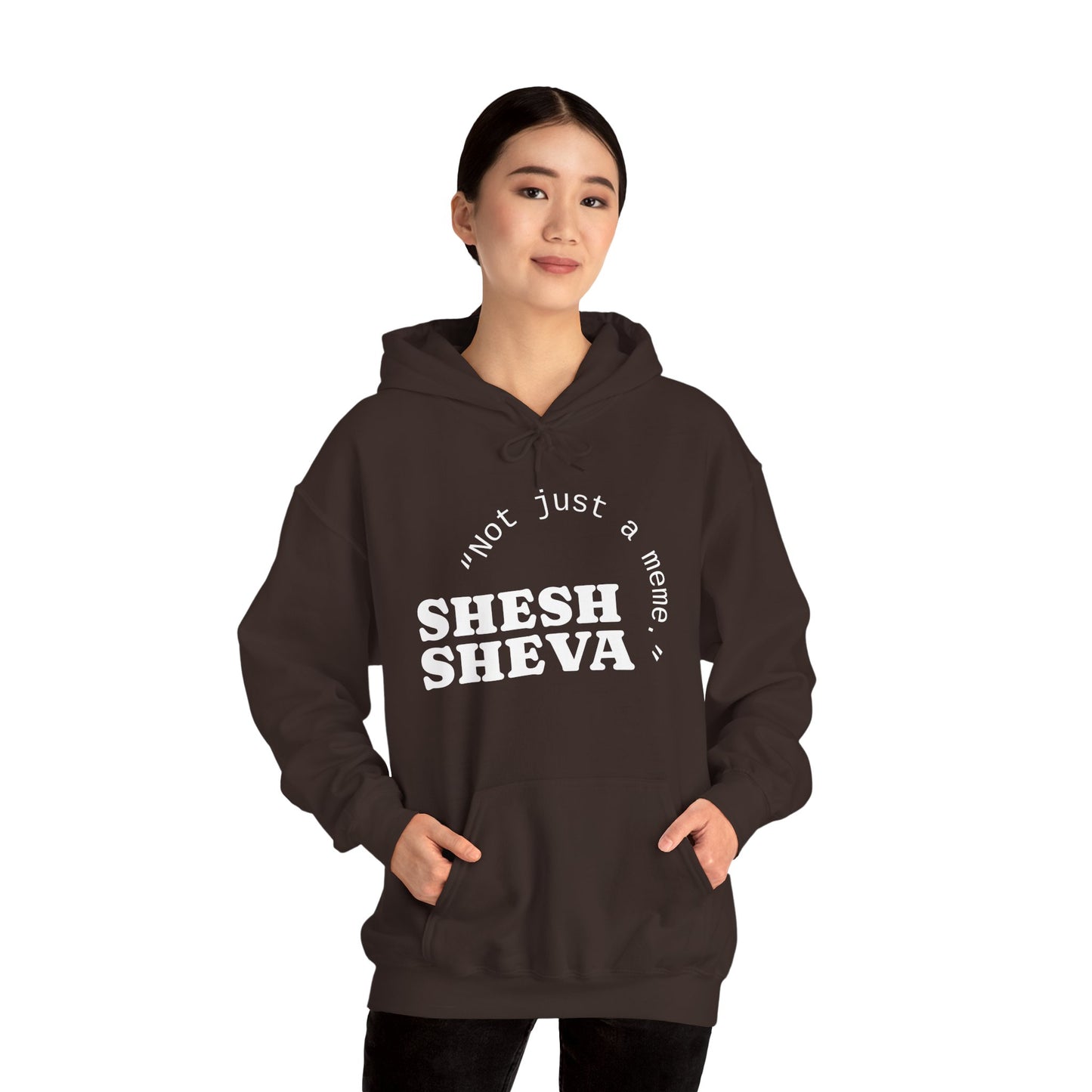 Shesh Sheva Hoodie - "Not Just a Meme" Graphic Sweatshirt