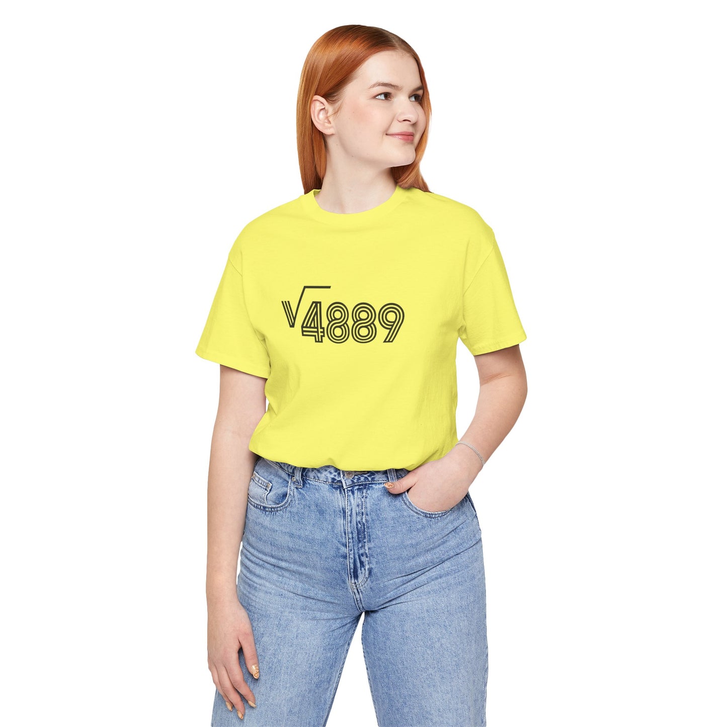 √4889 Rounded Graphic Tee — Shesh‑Sheva® Minimal Streetwear