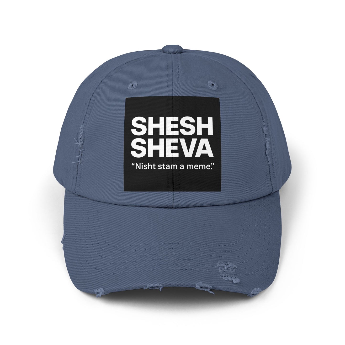 Distressed Cap - SHESH SHEVA Streetwear Vibe ⚡